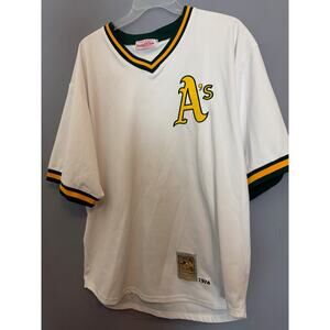 Mitchell & Ness Reggie Jackson Oakland A’s Jersey 1974 Size 54